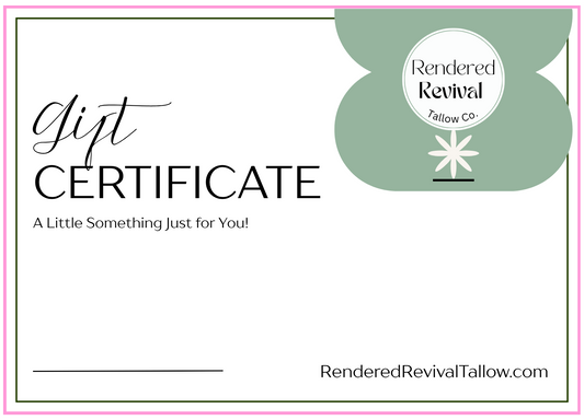 Rendered Revival Tallow Gift Card
